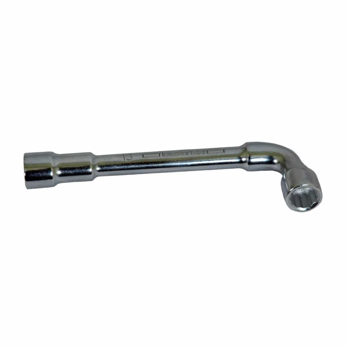 Bricocenter DEXTER DOUBLE-ENDED PIPE SPANNER 13 MM, LENGTH 160 MM IN CHROME VANADIUM