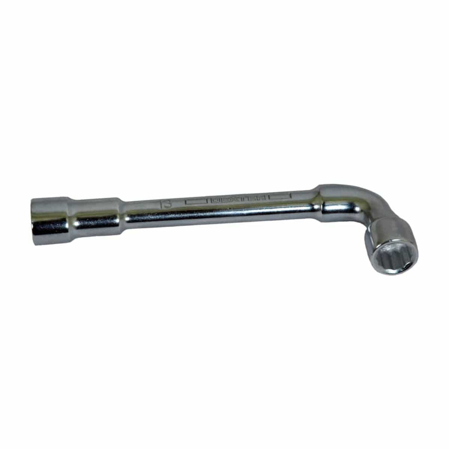 Bricocenter DEXTER DOUBLE-ENDED PIPE SPANNER 13 MM, LENGTH 160 MM IN CHROME VANADIUM