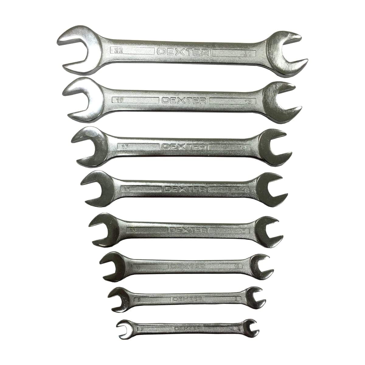 Bricocenter SET 6 ASSORTED CHROME VANADIUM SPANNER SIZES