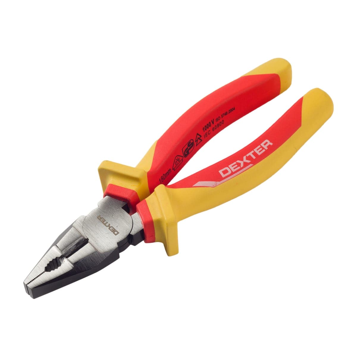 DEXTER 180 MM CHROME VANADIUM INSULATED UNIVERSAL PLIERS - Premium Pliers, Tongs, and Cutters from Bricocenter - Just €16.99! Shop now at Maltashopper.com
