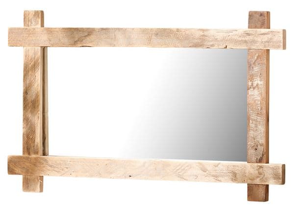 RECYCLE Natural mirror H 90 x W 55 x D 2,5 cm - best price from Maltashopper.com CS627690