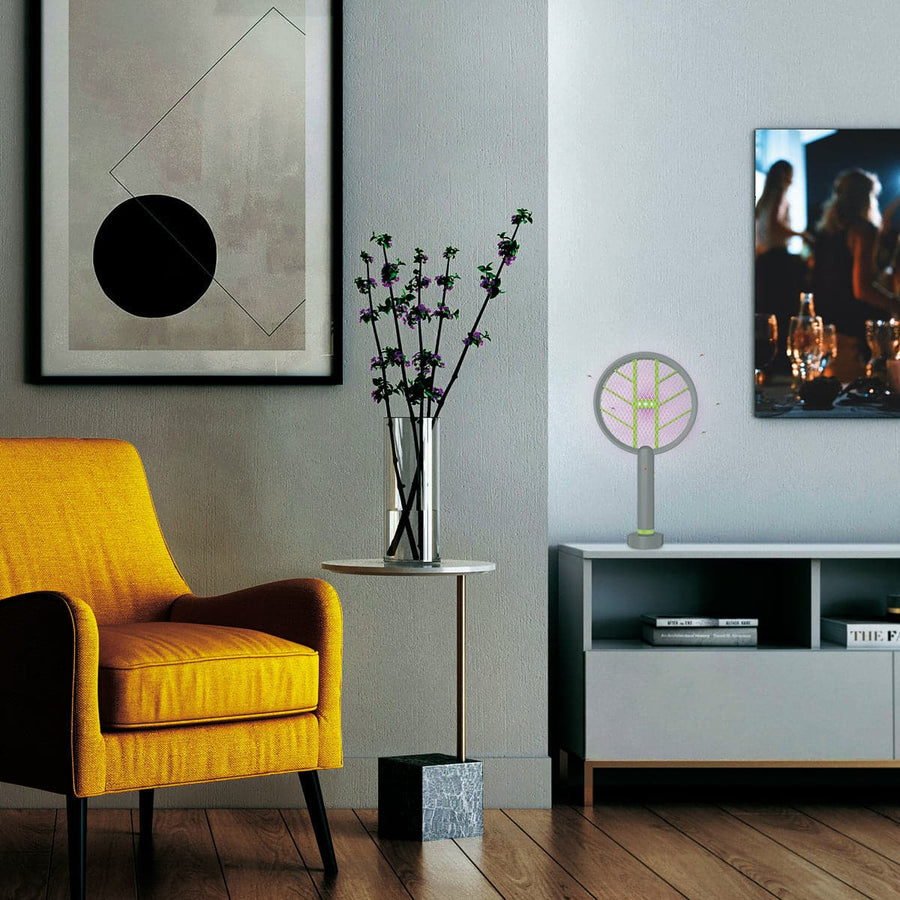 RECHARGEABLE MOSQUITO REPELLENT PADDLE WITH L