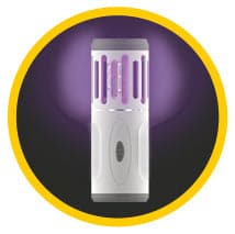 3-IN-1 ELECTROINSECTICIDE FLASHLIGHT WITH BAT