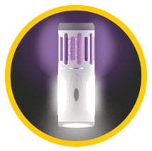 3-IN-1 ELECTROINSECTICIDE FLASHLIGHT WITH BAT