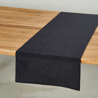 ORGANIC Table runner black W 40 x L 140 cm - best price from Maltashopper.com CS616364