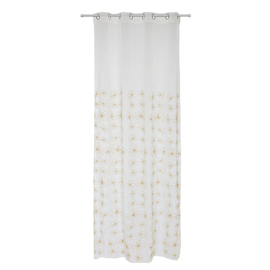 CATERINA FILTER CURTAIN GOLD 140X290 CM WITH EYELETS - best price from Maltashopper.com BR480009578