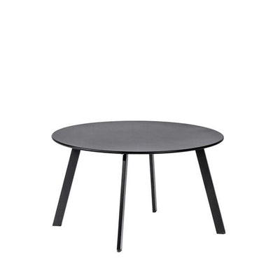 NURIO Black lounge table H 40 cm - Ø 70 cm - best price from Maltashopper.com CS652911