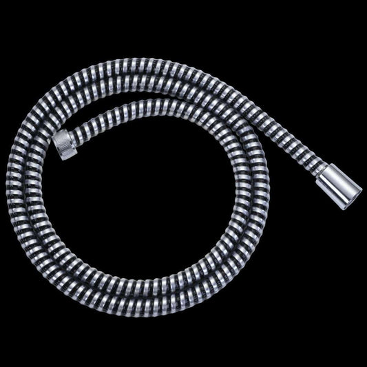 Bricocenter PVC SPIRAL HOSE BLACK/CHROME 1.75 M