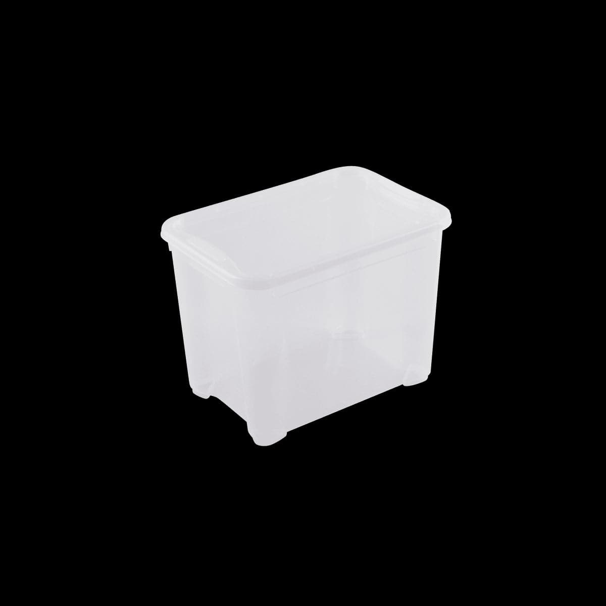 CONTAINER WITH LID T-BOX S W38xD26.5xH28.5CM 18LT TRANSPARENT PLASTIC LID - best price from Maltashopper.com BR410170874