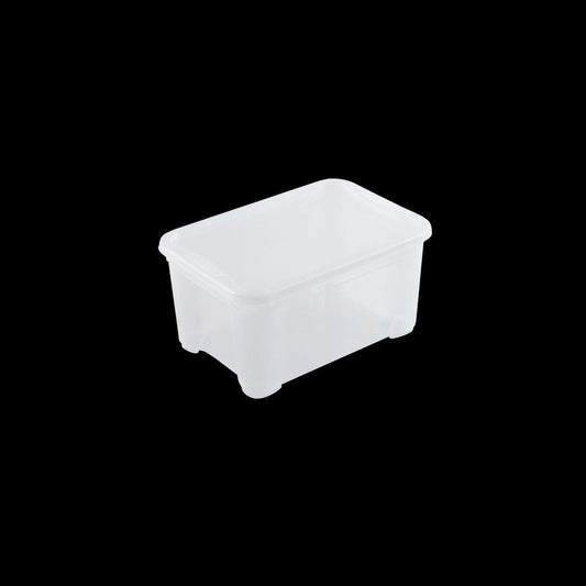 T-BOX XS LID L38xP26.5xH19CM 11LT TRANSPARENT PLASTIC CONTAINER WITH LID - best price from Maltashopper.com BR410175013