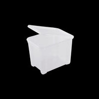 CONTAINER WITH LID T-BOX S W38xD26.5xH28.5CM 18LT TRANSPARENT PLASTIC LID - best price from Maltashopper.com BR410170874