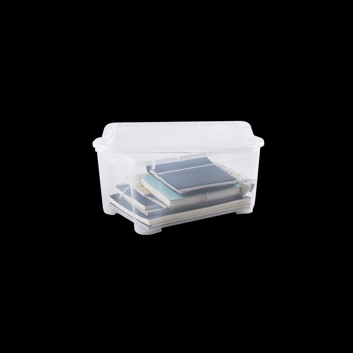 T-BOX XS LID L38xP26.5xH19CM 11LT TRANSPARENT PLASTIC CONTAINER WITH LID - best price from Maltashopper.com BR410175013