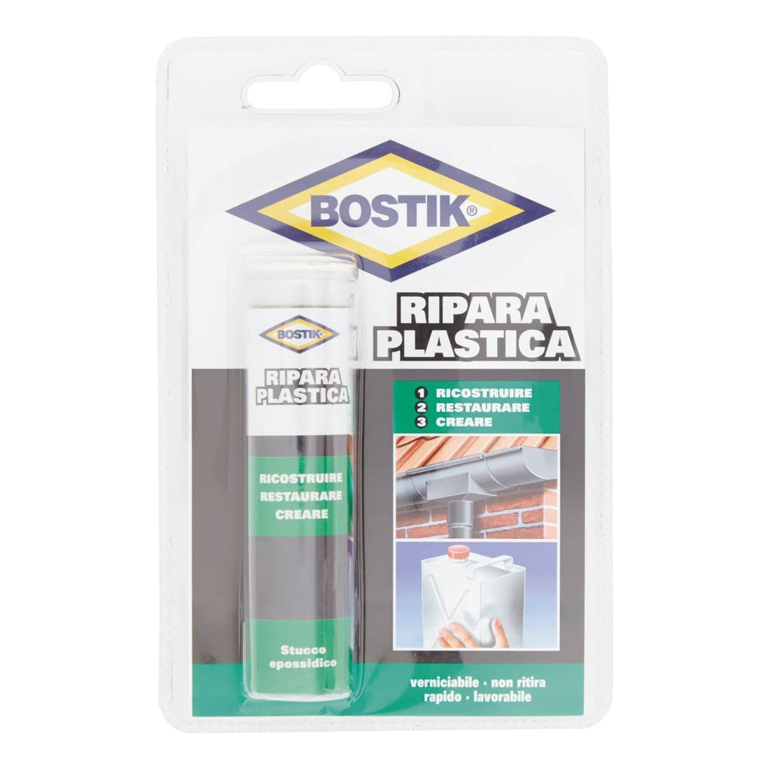 BOSTIK PLASTIC REPAIR GLUE 90ML - best price from Maltashopper.com BR470660008