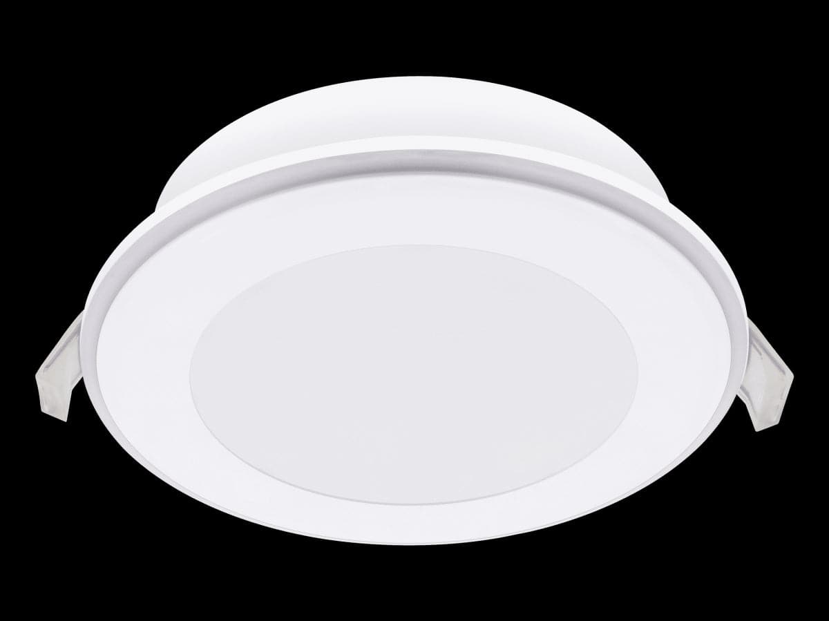 UFO RECESSED SPOTLIGHT PLASTIC WHITE D13 CM LED 12W NATURAL LIGHT