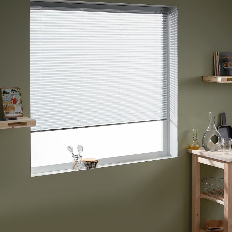 VENETIAN BLIND CORDLESS 60X130CM ALUMINIUM CHROME - best price from Maltashopper.com BR480007824