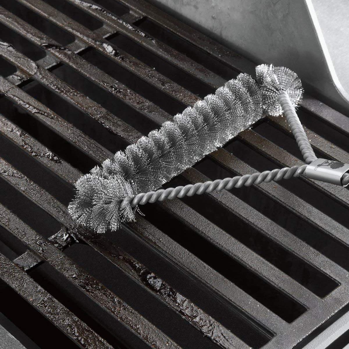 BBQ T-BRUSH WITH STEEL BRISTLES