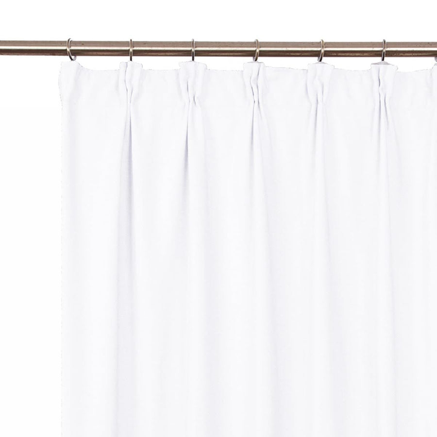 Bricocenter CAROL WHITE OPAQUE CURTAIN 200X280 CM WEBBING AND CONCEALED HANGING LOOP