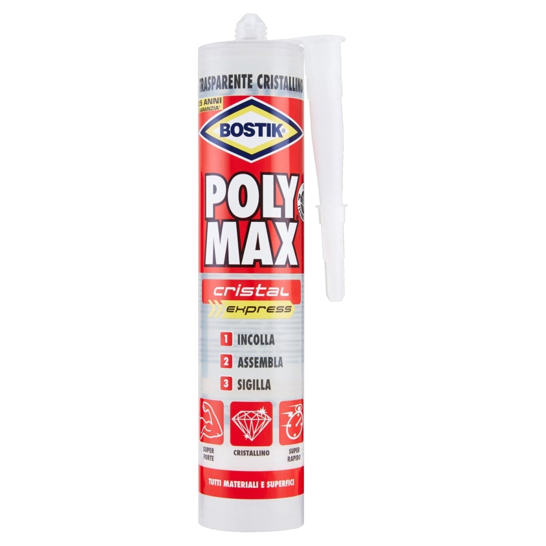 POLY MAX CRISTAL MOUNTING GLUE 300 G CARTRIDGE - best price from Maltashopper.com BR470671006