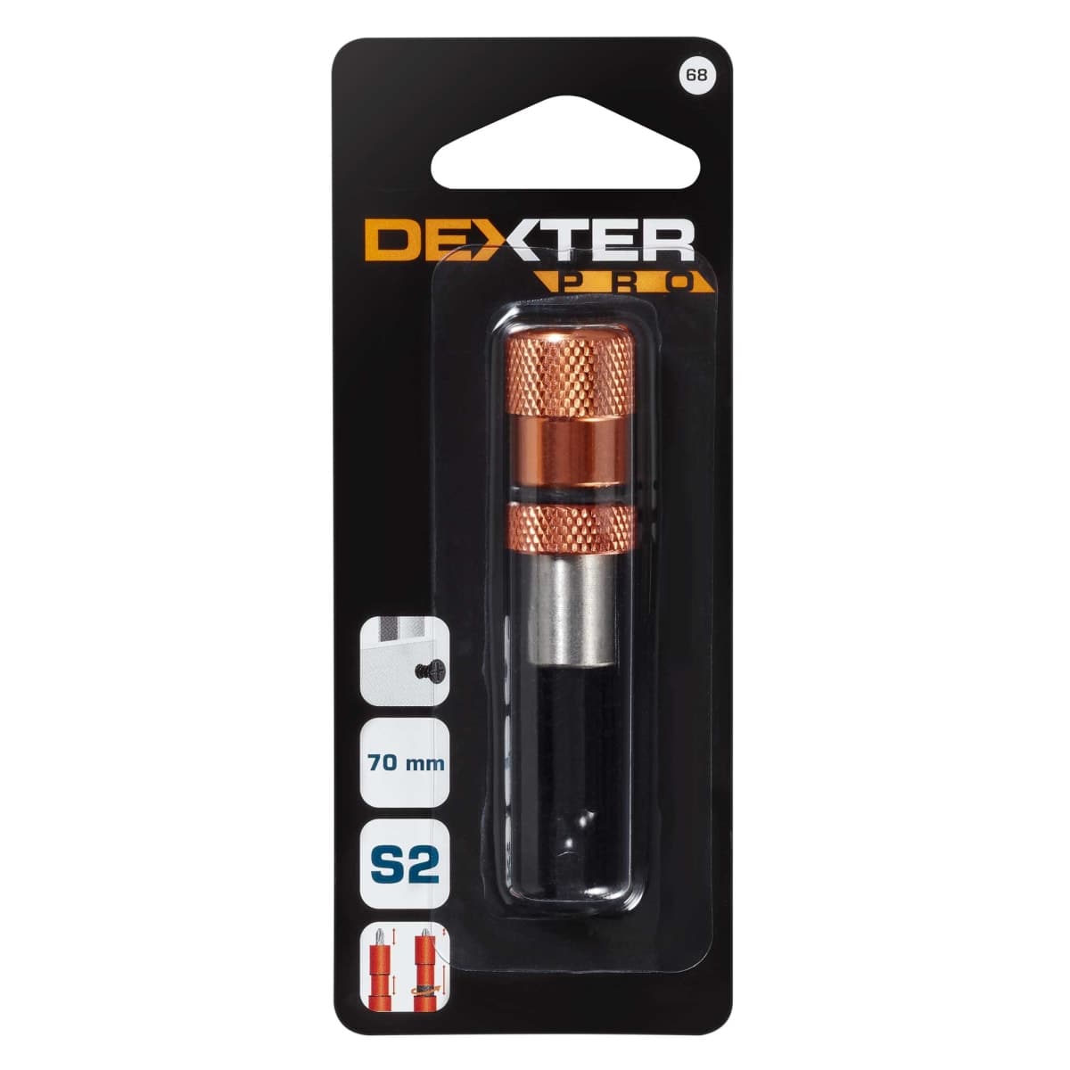 INSERT PH2 70MM FOR PLASTERBOARD DEXTER PRO - best price from Maltashopper.com BR400002540