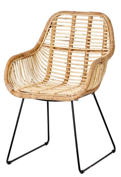 ROTAN Natural table chair H 87 x W 55 x D 54 cm - best price from Maltashopper.com CS661717