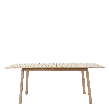 SOLIS NAZERIAL - Extendable table - 4-6 seats rectangular wood acacia - 90x151-199xh75