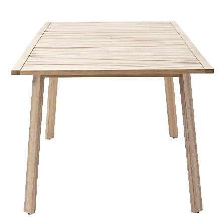 Bricocenter SOLIS NAZERIAL - Extendable table - 4-6 seats rectangular wood acacia - 90x151-199xh75