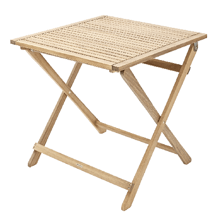 SOLIS NATIERAL - Folding Table 2-seater Square Wood Acacia 70x70xh72 - best price from Maltashopper.com BR500011196