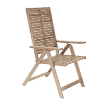 BRICOCENTER - SOLARIS NATERIAL - Foldable armchair with Armrests - Acacia wood - 59x75xh109.5 - best price from Maltashopper.com BR500011211