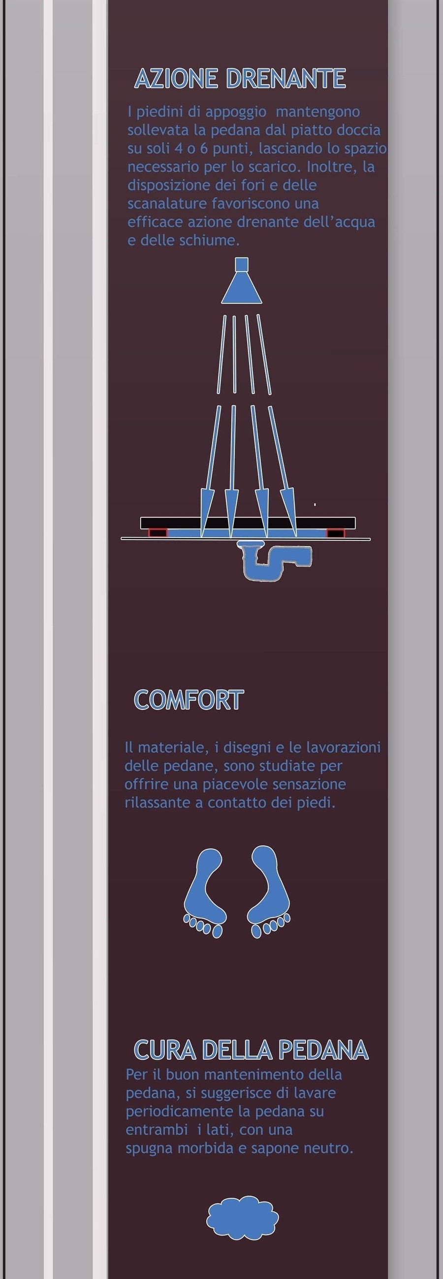 Bricocenter SHOWER FOOTBOARD L 50 P 50 H 4 CM PINE