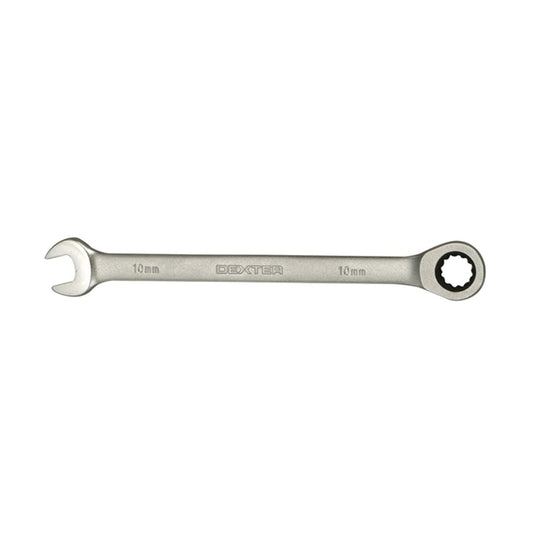 DEXTER RATCHET SPANNER 10MM DIAMETER IN CHROME VANADIUM