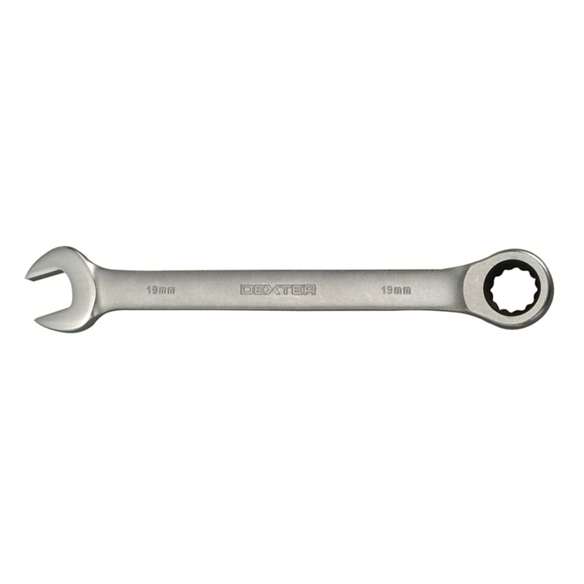 Bricocenter 19 MM DIAMETER COMBINATION RATCHET SPANNER, CHROME VANADIUM