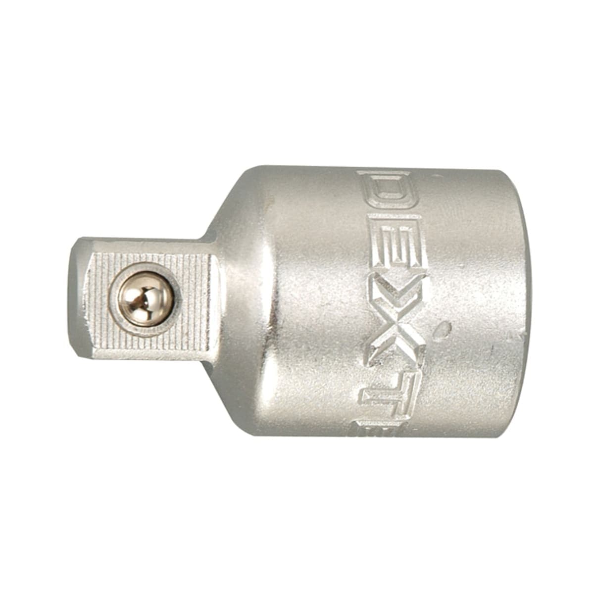 DEXTER 1/4 TO 1/2 INCH SOCKET ADAPTER, LENGTH 35 MM IN CHROME VANADIUM