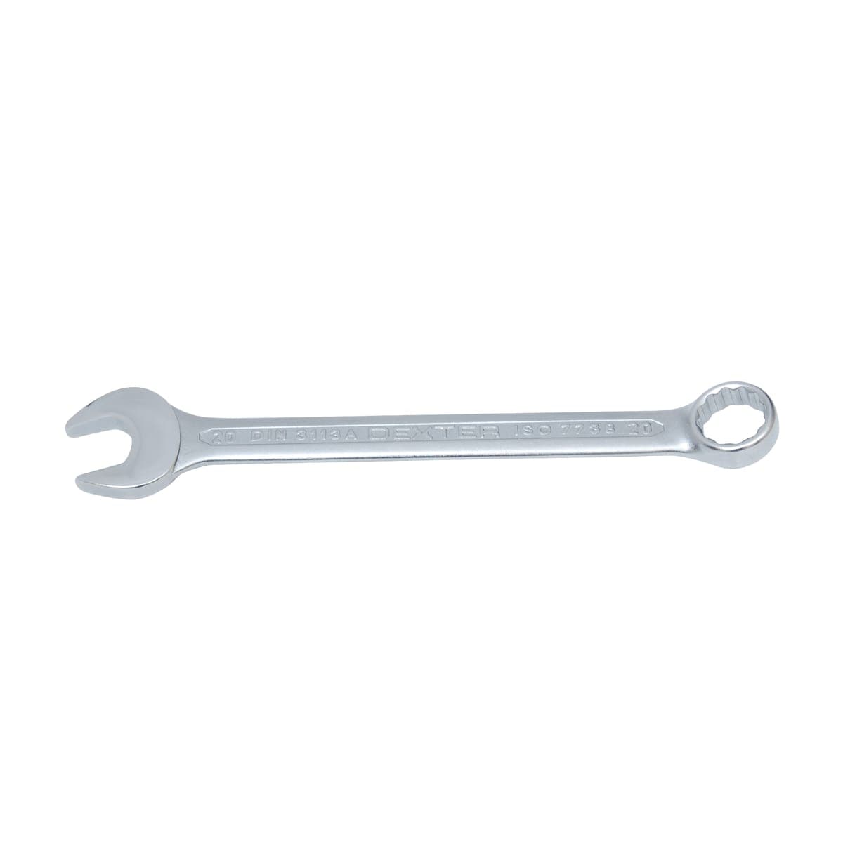 DEXTER COMBINATION SPANNER 21MM, LENGTH 249MM IN CHROME VANADIUM