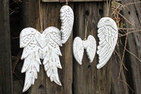 Hand Crafted Double Angel Wing - 31cm - best price from Maltashopper.com AWL-03