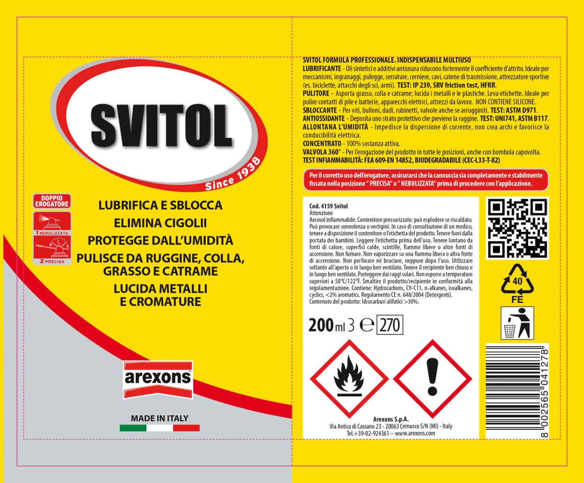 LUBRICANT SVITOL SUPER 200ML - best price from Maltashopper.com BR400221011