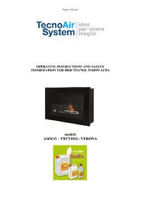 WALL-MOUNTED BIO-FIREPLACE TREVISO WHITE 450X650X180 - best price from Maltashopper.com BR430000510