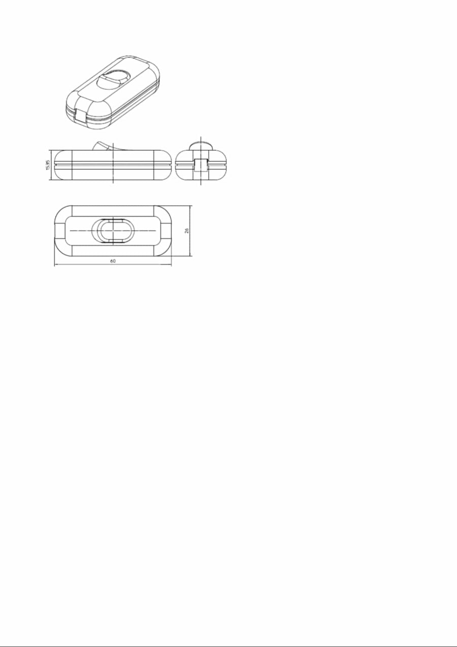 Bricocenter WHITE PVC SWITCH