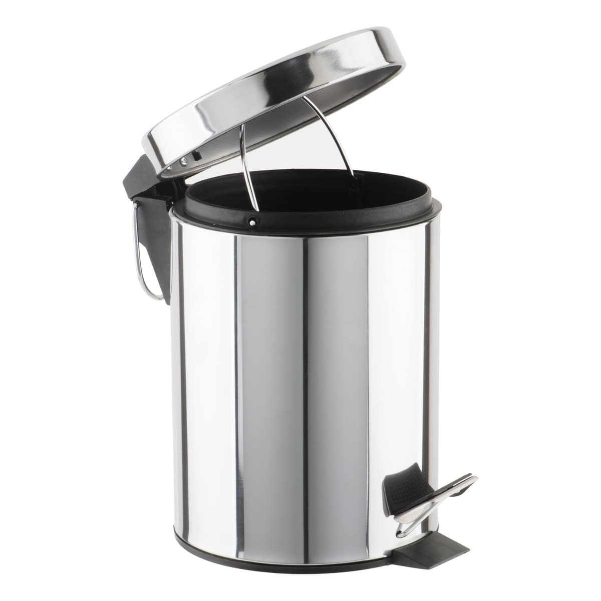 BATHROOM DUSTBIN 3 L CHROME  Best Price at