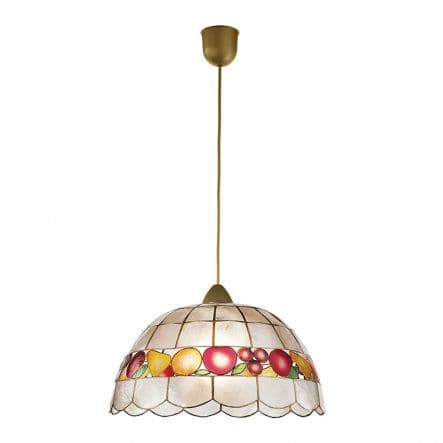 ARAGONA MOTHER-OF-PEARL CHANDELIER D40 E27=60W - best price from Maltashopper.com BR420930853