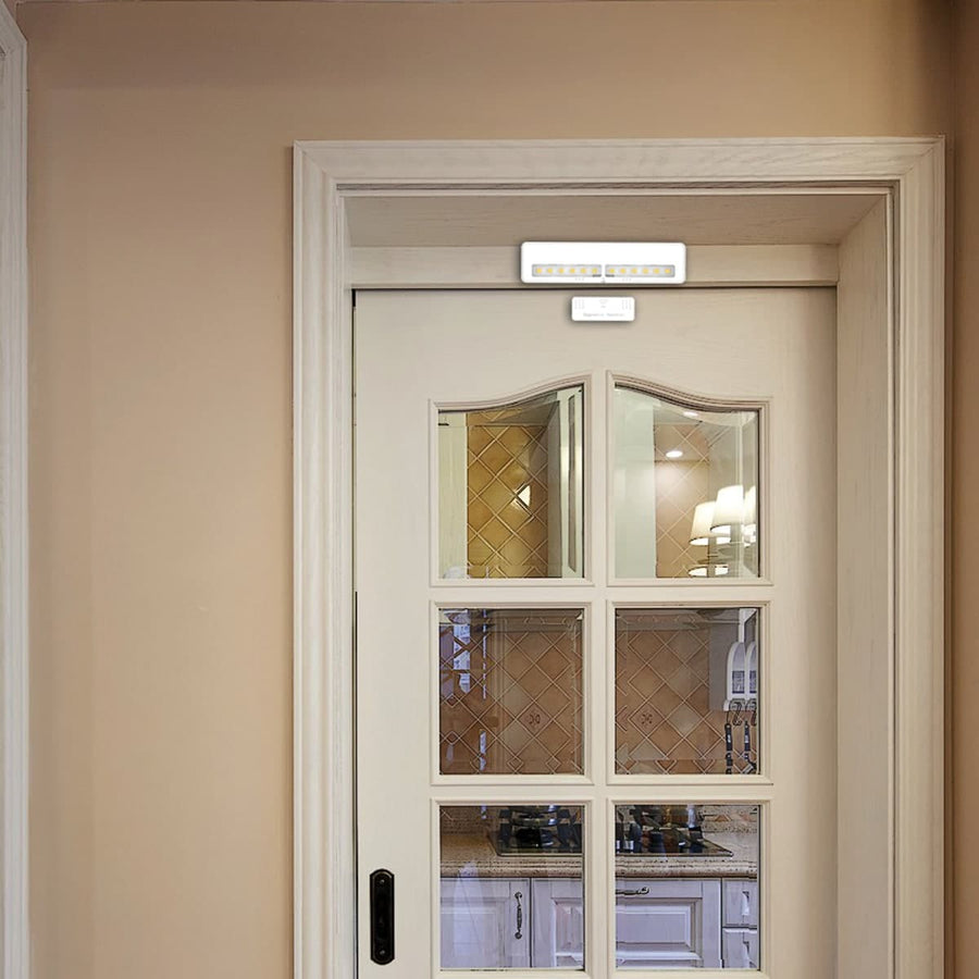 Bricocenter CABINET AND DRAWER LIGHT KIT WHITE PLASTIC LED 0.5W WITH BATTERY 2 PCS.