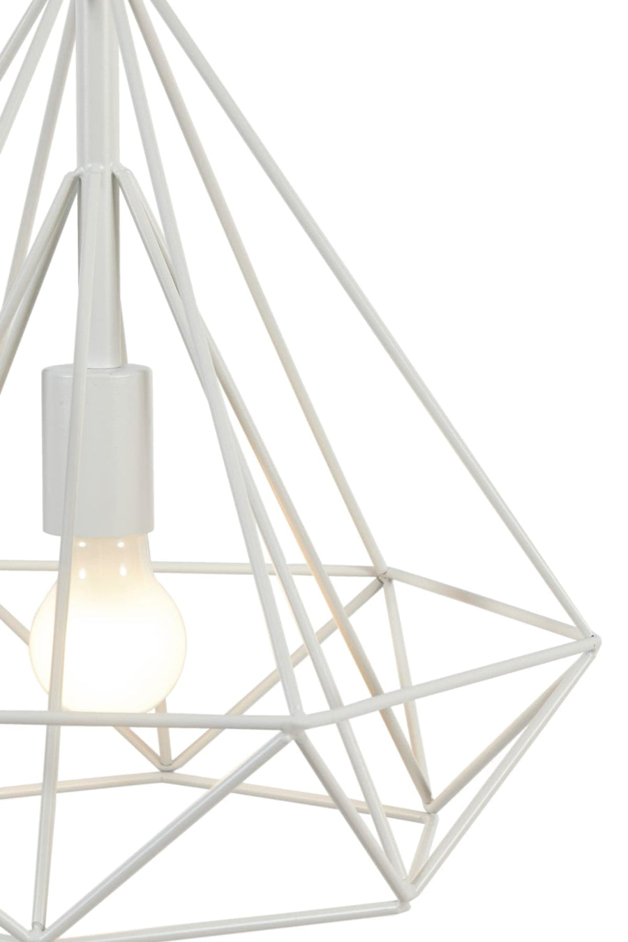 Bricocenter BYRON METAL CHANDELIER WHITE D37 E27=60W