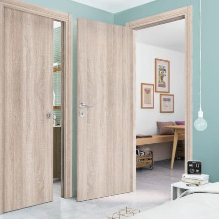 HINGED BRUSH DOOR 90X210 COGNAC - best price from Maltashopper.com BR450001809