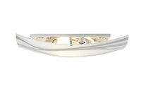 CEILING LAMP SONNY WHITE GLASS AND CHROME 40X40 CM 3XE27=42W - best price from Maltashopper.com BR420003915