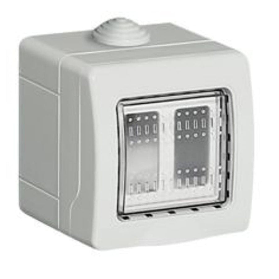 Bricocenter HYDROBOX 2 PLACES IP55 GREY
