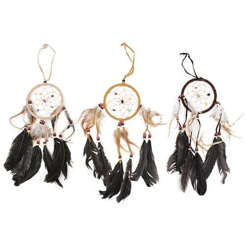 Bali Dreamcatcher- Medium Round - Cream/Coffee/Choc - best price from Maltashopper.com BDC-10