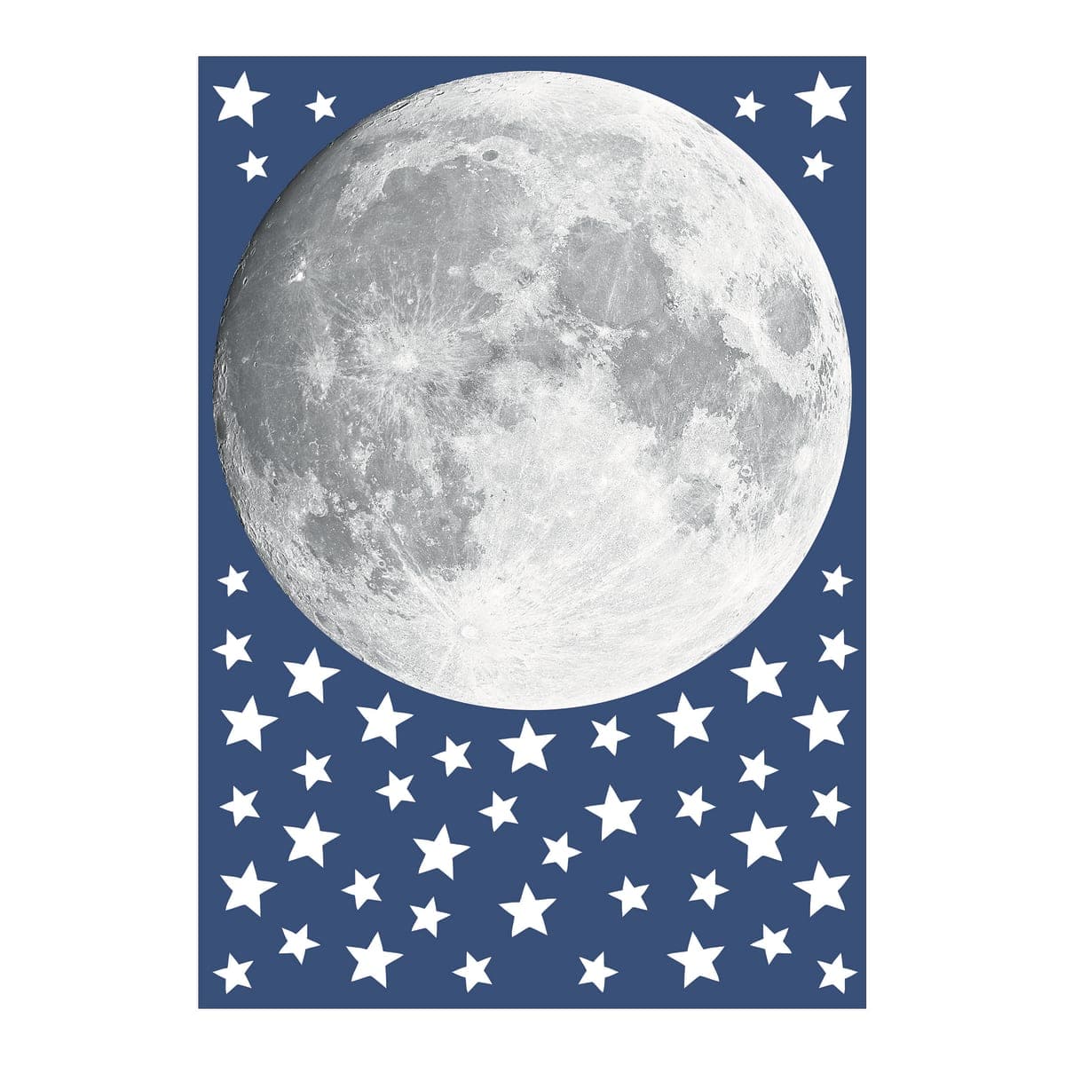 Bricocenter GLOW MOON STICKER L 47X67 CM