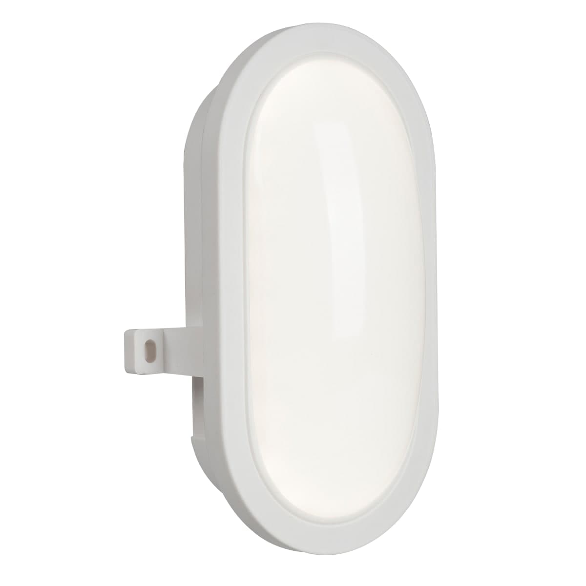 OVAL CEILING LAMP PLASTIC WHITE 20 CM LED 12W NATURAL LIGHT IP44