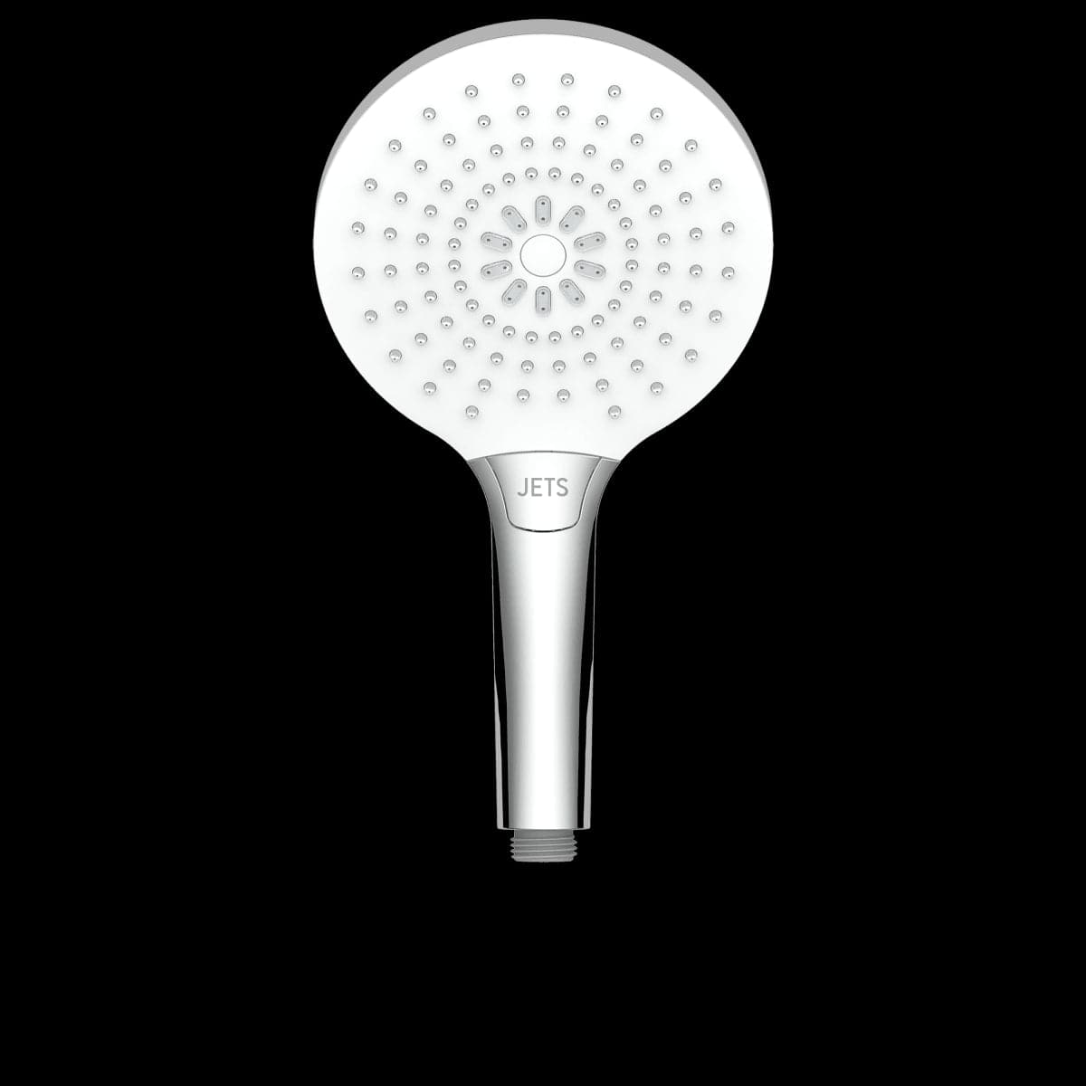 Bricocenter HAND SHOWER ETNA CHROME WHITE 3 JETS DIA 14 EASY CLEAN SENSEA