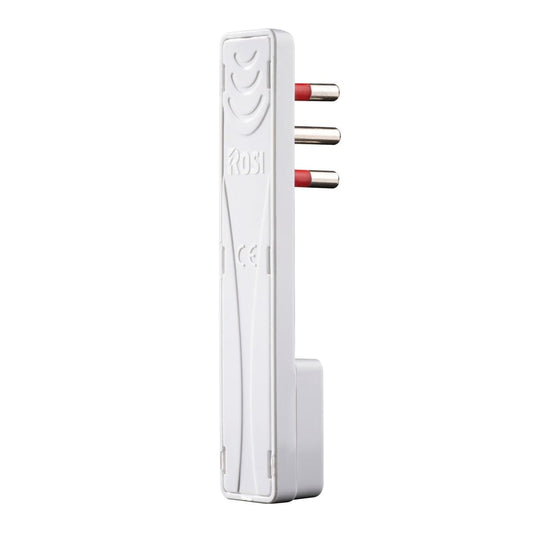 EXTRA-FLAT PLUG 10A 2P+T - WHITE - best price from Maltashopper.com BR420005952