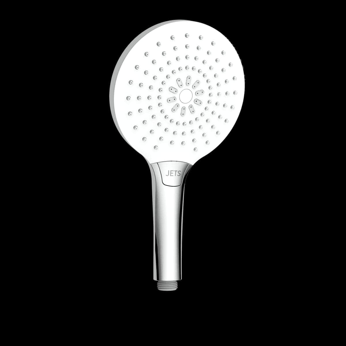Bricocenter HAND SHOWER ETNA CHROME WHITE 3 JETS DIA 14 EASY CLEAN SENSEA